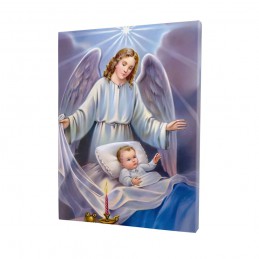 Anioł Stróż z dzieckiem-obraz religijny na płótnie