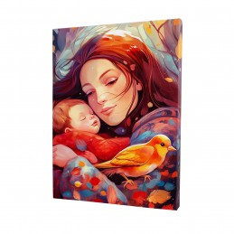 Piękno Matczynej Miłości: Obraz Matki z Dzieckiem